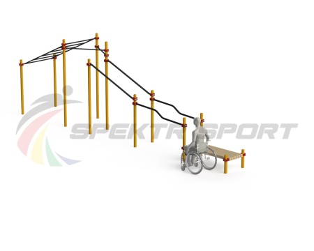 Купить Спортивный комплекс для инвалидов-колясочников WRK-D22_76mm в Донецке 