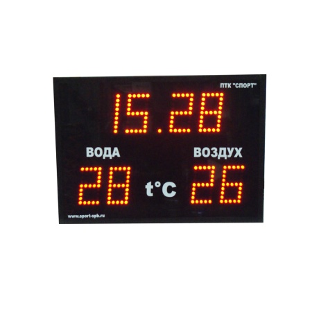 Купить Часы-термометр СТ1.13-2t для бассейна в Донецке 